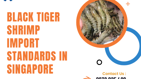 Tiêu chuẩn nhập khẩu tôm sú của Singapore