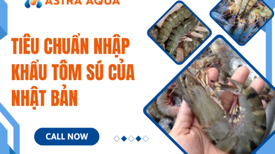 Tiêu chuẩn nhập khẩu tôm sú của Nhật Bản