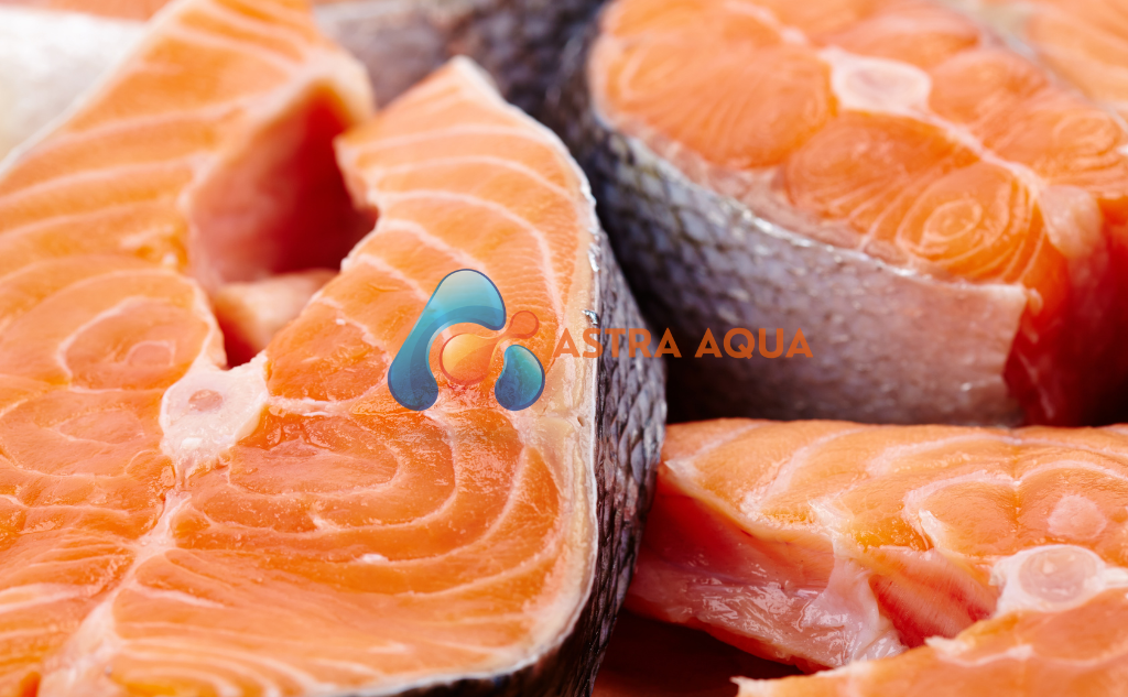 cá hồi cắt khoanh 