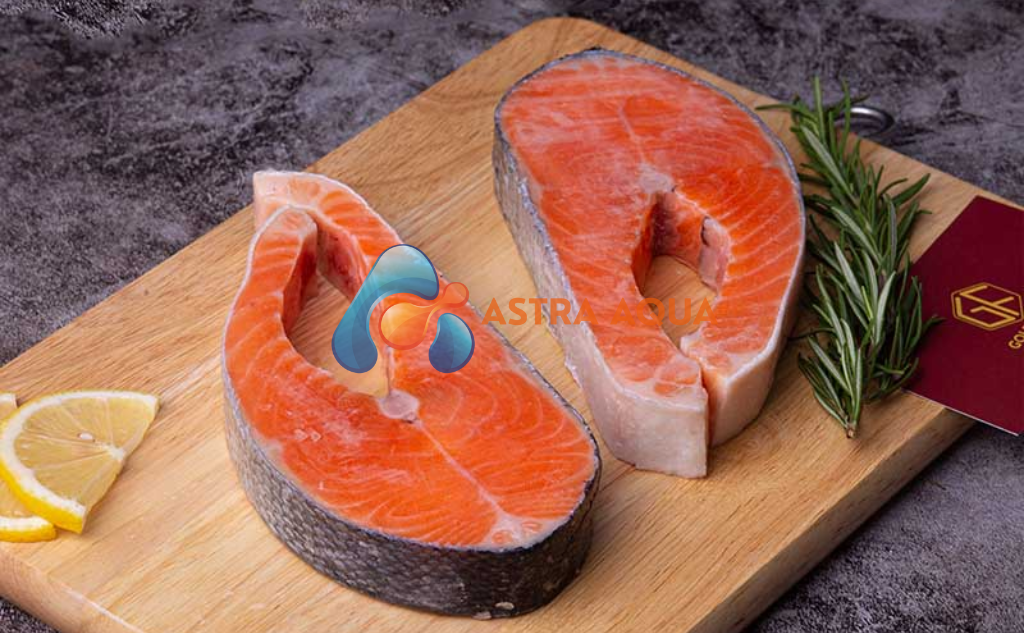 cá hồi cắt khoanh 