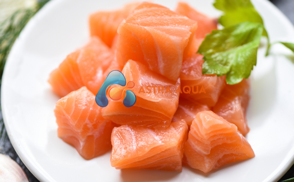 cá hồi cắt khúc