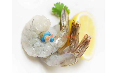 tôm thẻ chân trắng lột vỏ, chưa bỏ chỉ đen