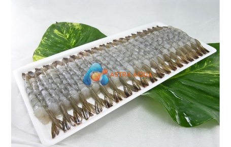 tôm thẻ chân trắng lột vỏ, kéo dãn, còn đuôi