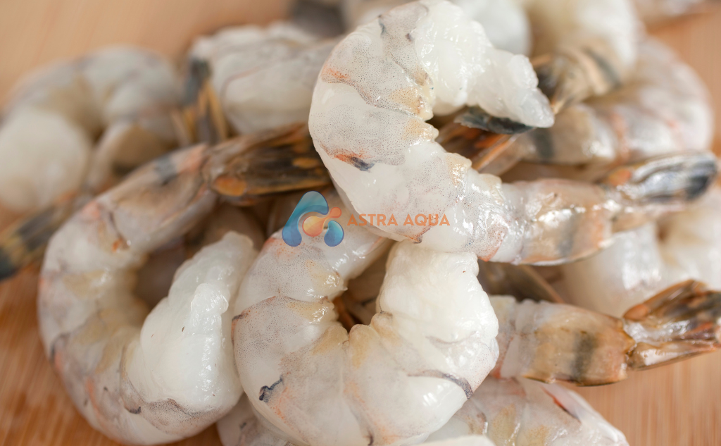 tôm thẻ chân trắng lột vỏ, bỏ chi đen 