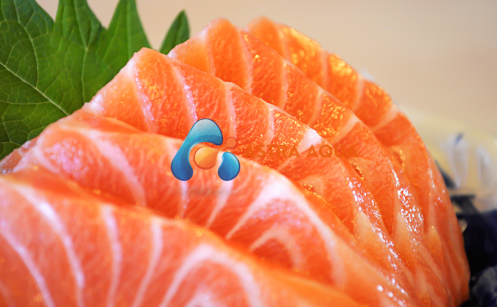 cá hồi cắt lát sashimi 