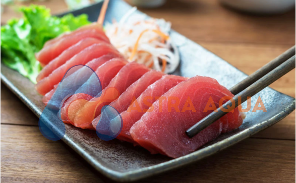  Cá ngừ cắt lát & sashimi