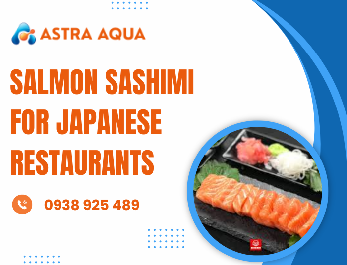 Salmon Sashimi for Japanese Restaurants
