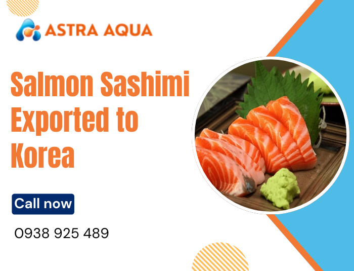 Salmon Sashimi Exported to Korea