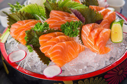 Sashimi cá hồi xuất khẩu sang Nhật Bản