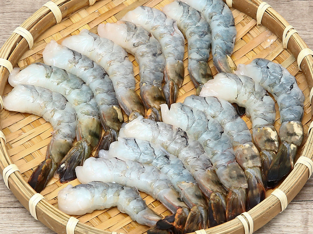 Tôm sú đông lạnh xuất khẩu sang Nhật Bản