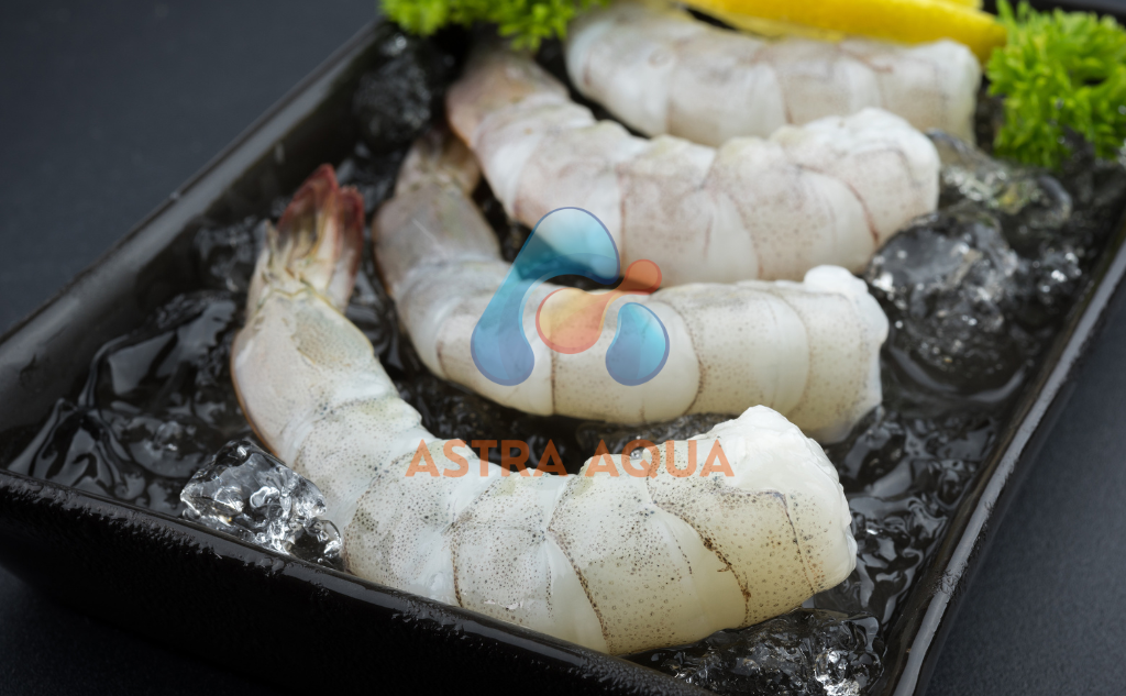 Tôm Sú Lột Vỏ Chưa Bỏ Chỉ Đen