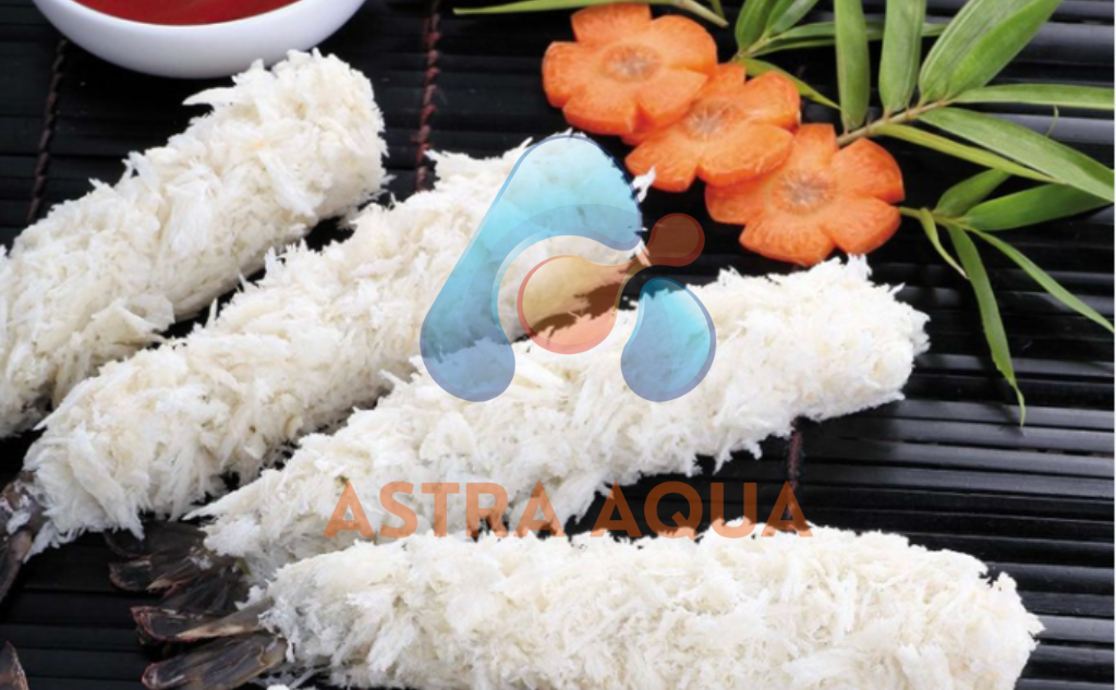 Tôm Sú Tẩm Bột Xiên Que